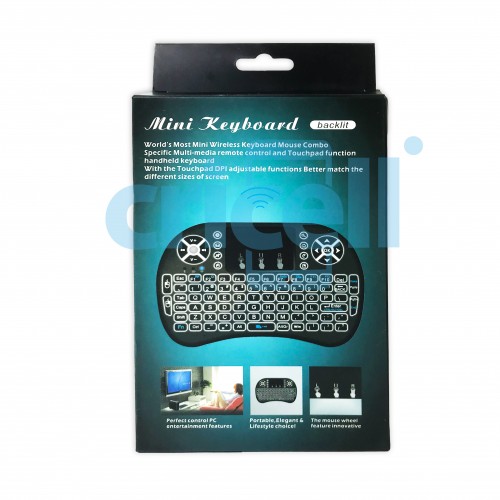 Mini Teclado Keyboard Wireless Usb Backlit